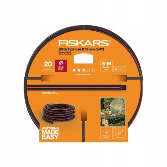 

Fiskars Wąż Ogrodowy 19MM 3/4'' 20M -Q3 1027109