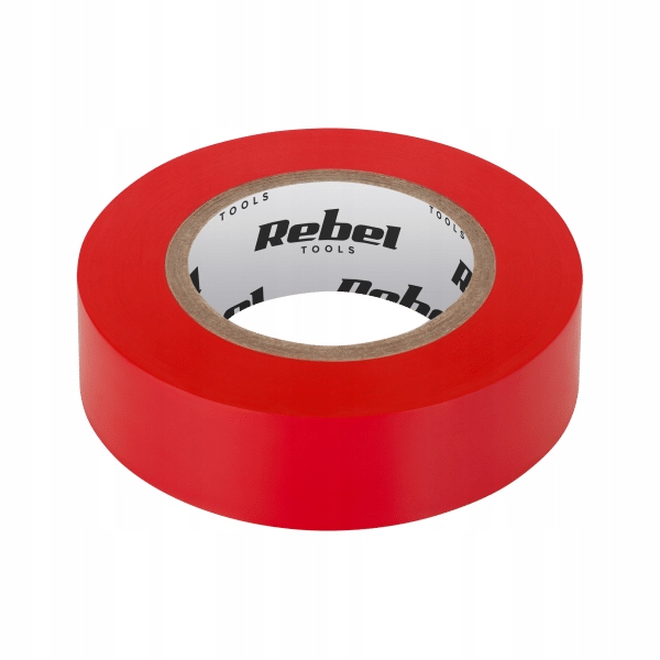 Taśma izolacyjna klejąca 19 mm x 10 czerwona