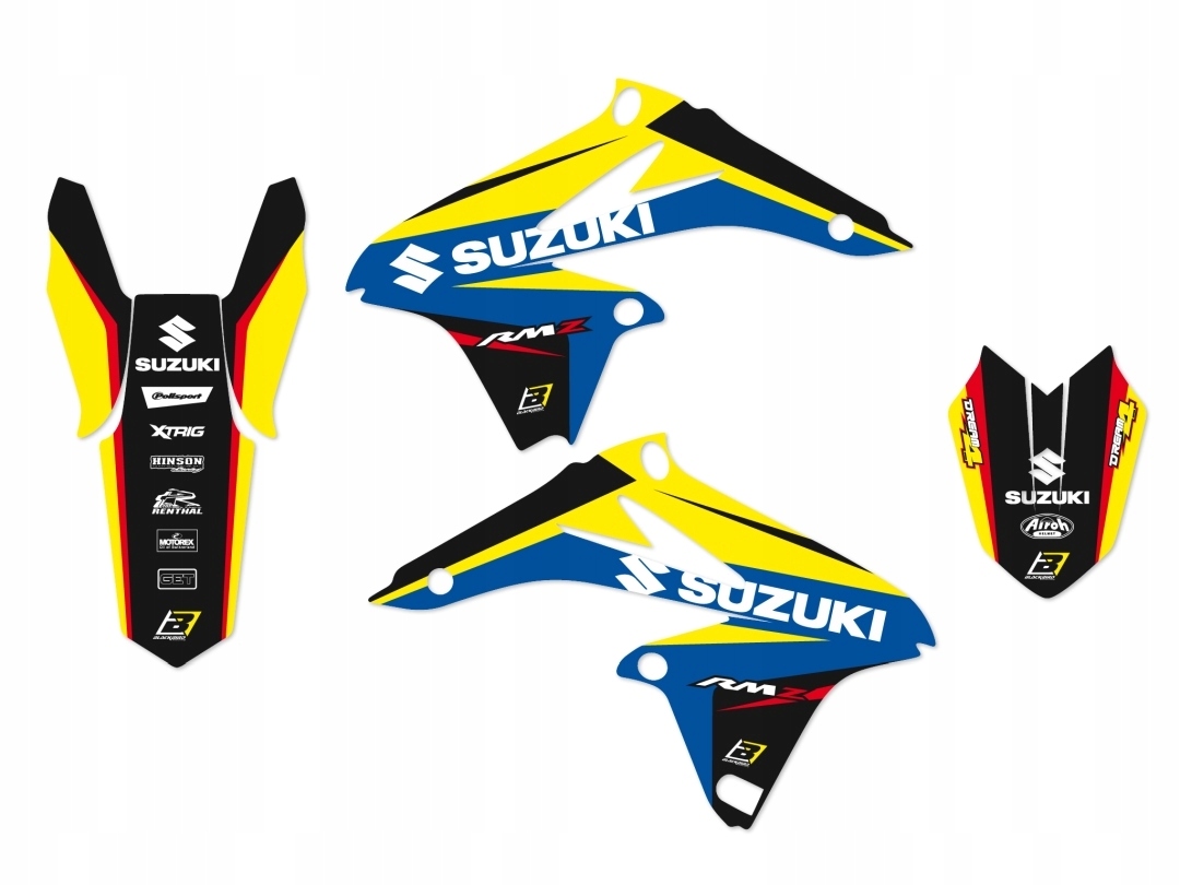 Blackbird Sada Nálepiek (oklein) Suzuki Rmz 250 '10-'18 Dream 4 Farba Ni