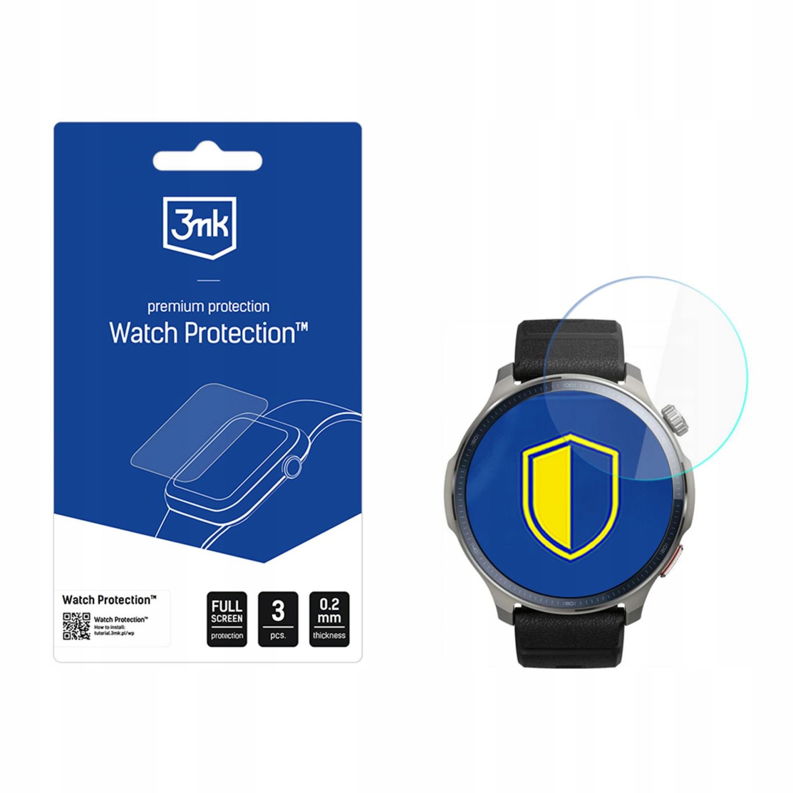 Amazfit Balance 2 3MK Watch Protection Arc
