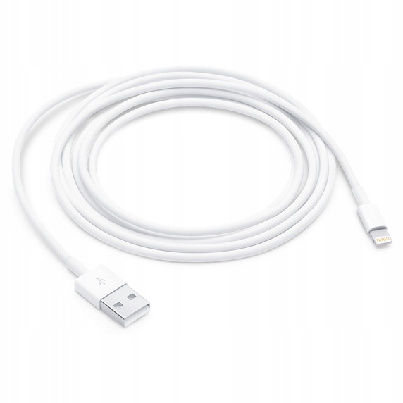 Kabel USB DO iPhone 5/SE/6/6S/7/8/X Lightning 2 metry biały długi Marka inna
