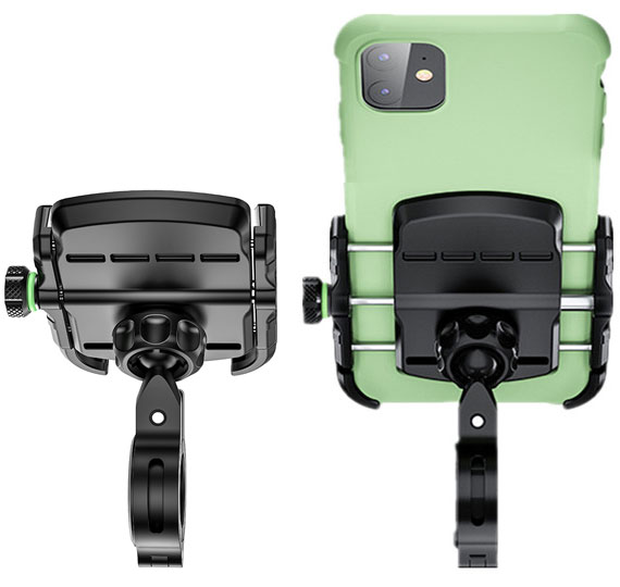 Uchwyt na telefon R9, uchwyt motocyklowy, uchwyt rowerowy na telefon Waga produktu z opakowaniem jednostkowym 0.191 kg