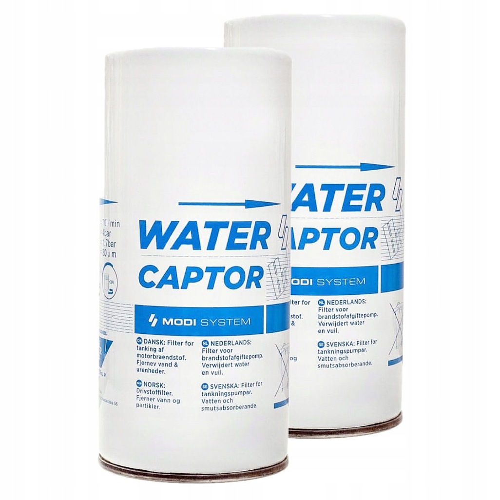 2szt Filtry MFD70-W Gaiter On do oleju napędowego