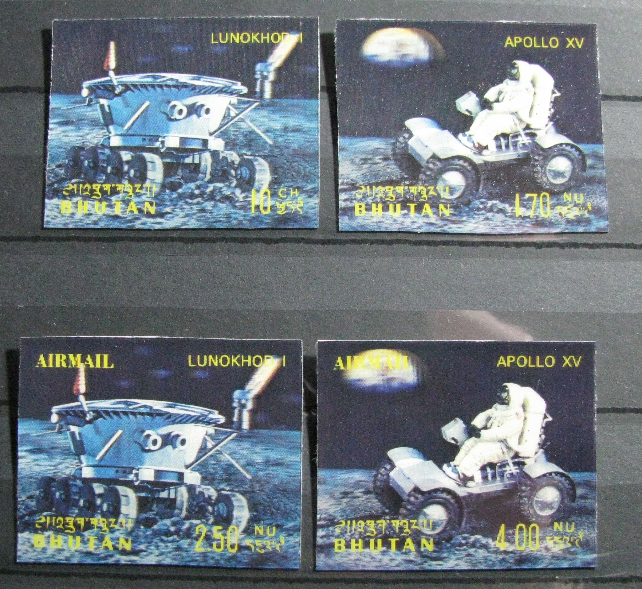 BHUTAN - Mi 436-439 ** trójwymiarowe