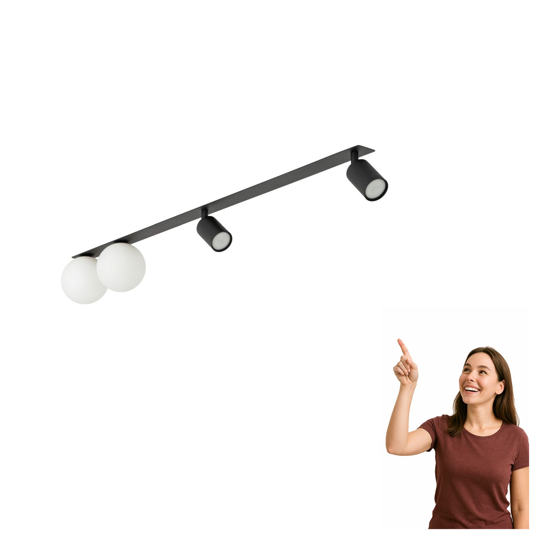 Zapuštěné Stropní svítidlo s bodovými světly Vox 10929 Tk Lighting
