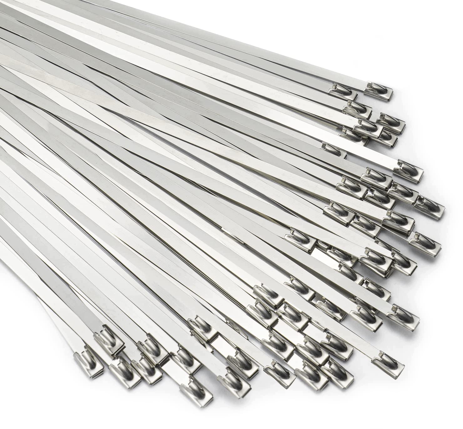 Opaski Zaciskowe 4.6x500mm Stalowe Nierdzewne Trytki Kablowe Inox 100szt