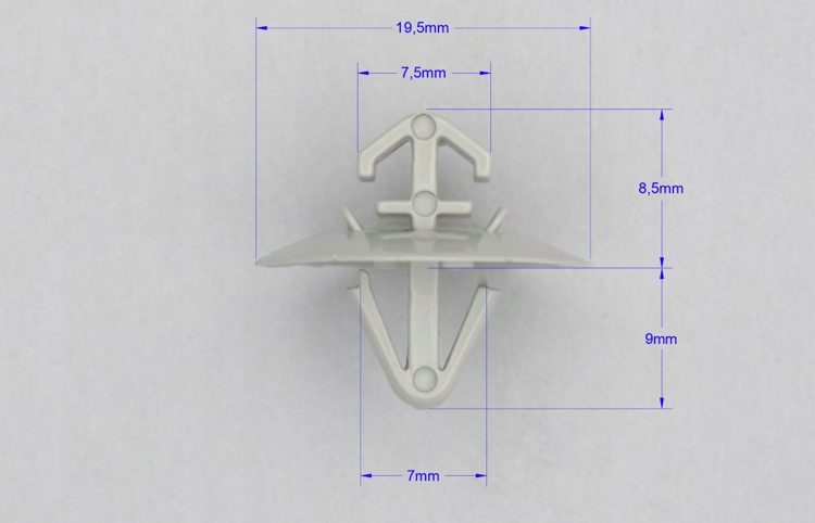 SPINKA KOŁEK LISTWY BOCZNEJ RENAULT TRAFIC MASTER OPEL VIVARO MOVANO DAILY Producent części Trustom