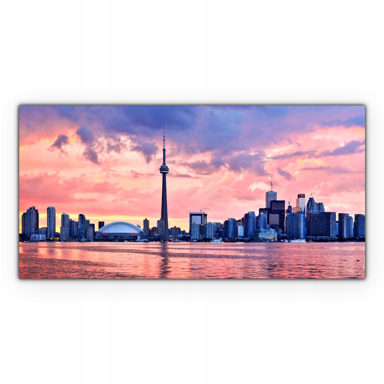 

Fotoobraz na płótnie 140x70 Miasto Zachód Słońca