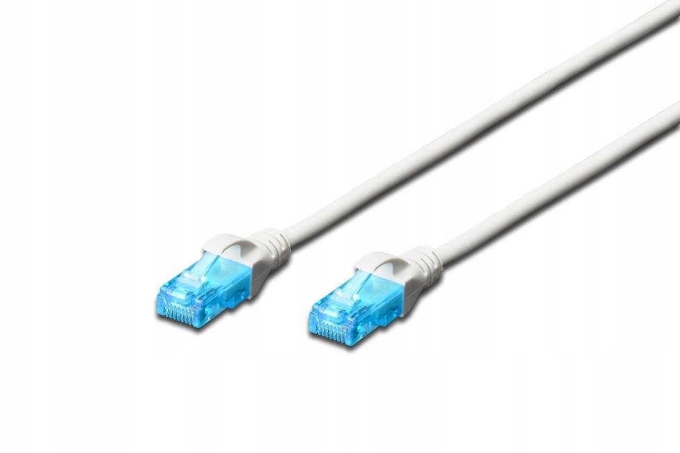 Digitus Patchcord Digitus Utp kat. 5e 10m Pvc biał