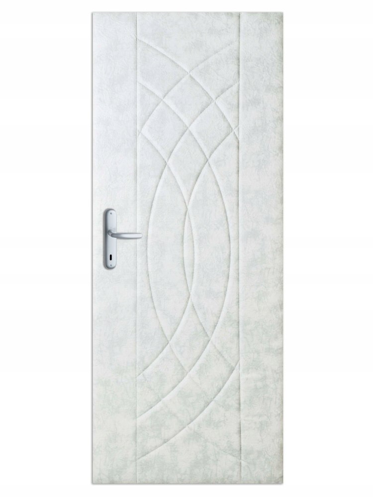 Potah Na Dveře Elle 14 Světlá Tmavě Šedá 95 CM