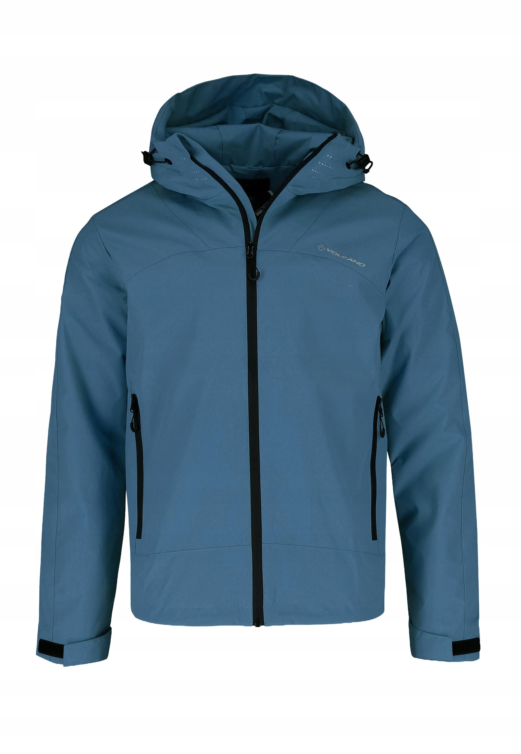 Pánská Nepromokavá Bunda S Kapucí Modrá Volcano J-tour M