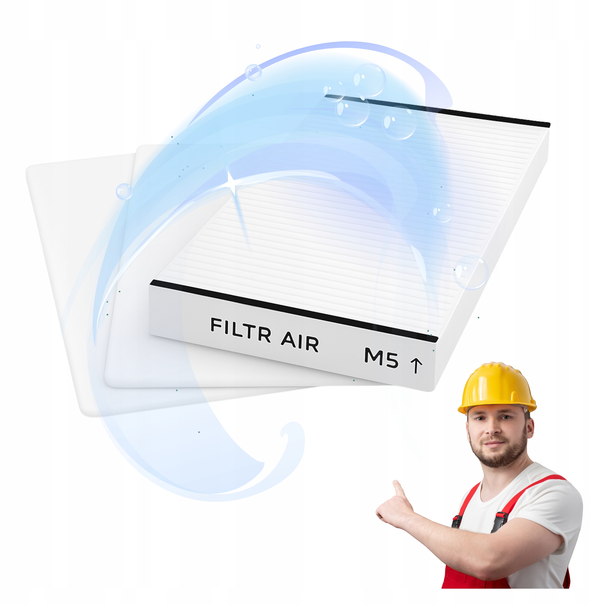 Wanas 415 M5 G4 Filtr pro rekuperátor 415 H V Hi Tech Komplet Bez Alergie