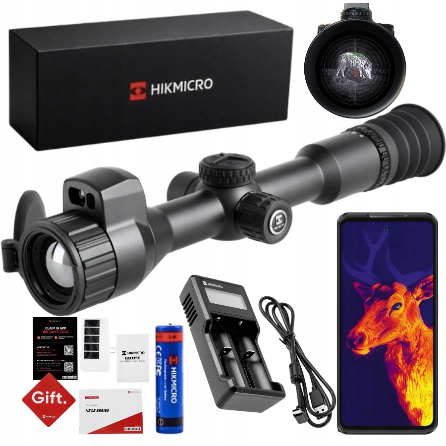 Termovizní dalekohled Hikmicro Neos NH25L Lrf 3.5 x 18 mK 1200 m