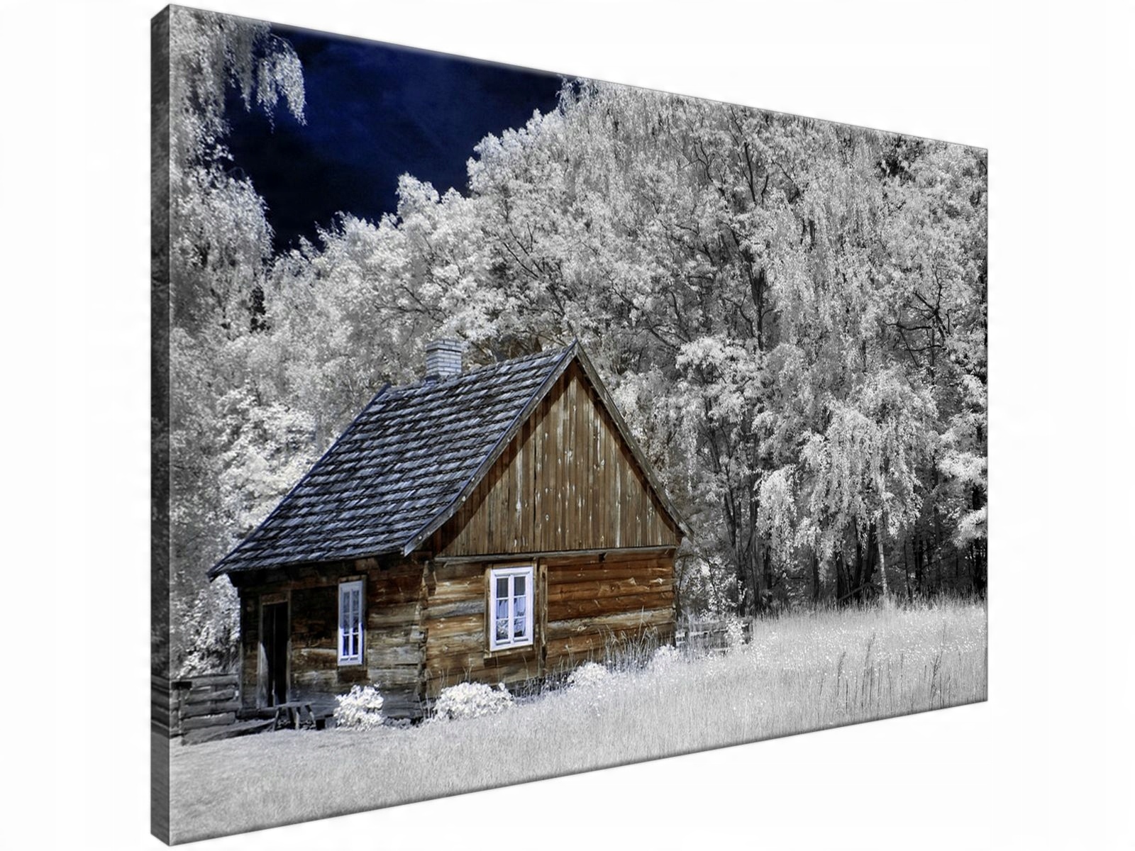 

Obraz drukowany Dom z bali 90x60 super