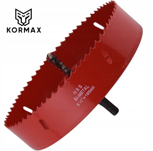 Otwornica 165mm Otwornica bimetalowa do metalu drewna M42 Hss Pvc Gk Stali