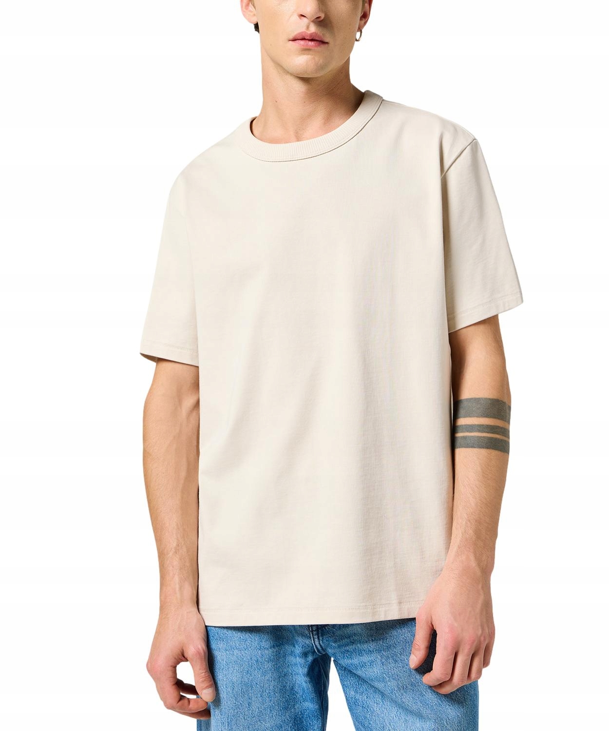 Tričko Wrangler Ss Solid Tee 112357430 Vintage White M