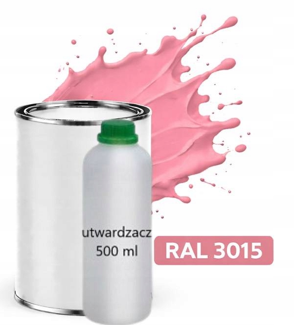 Ral 3015 Polyuretan Akryl 2:1 1 L Matný Lak Tužidlo Normal 0,5 L