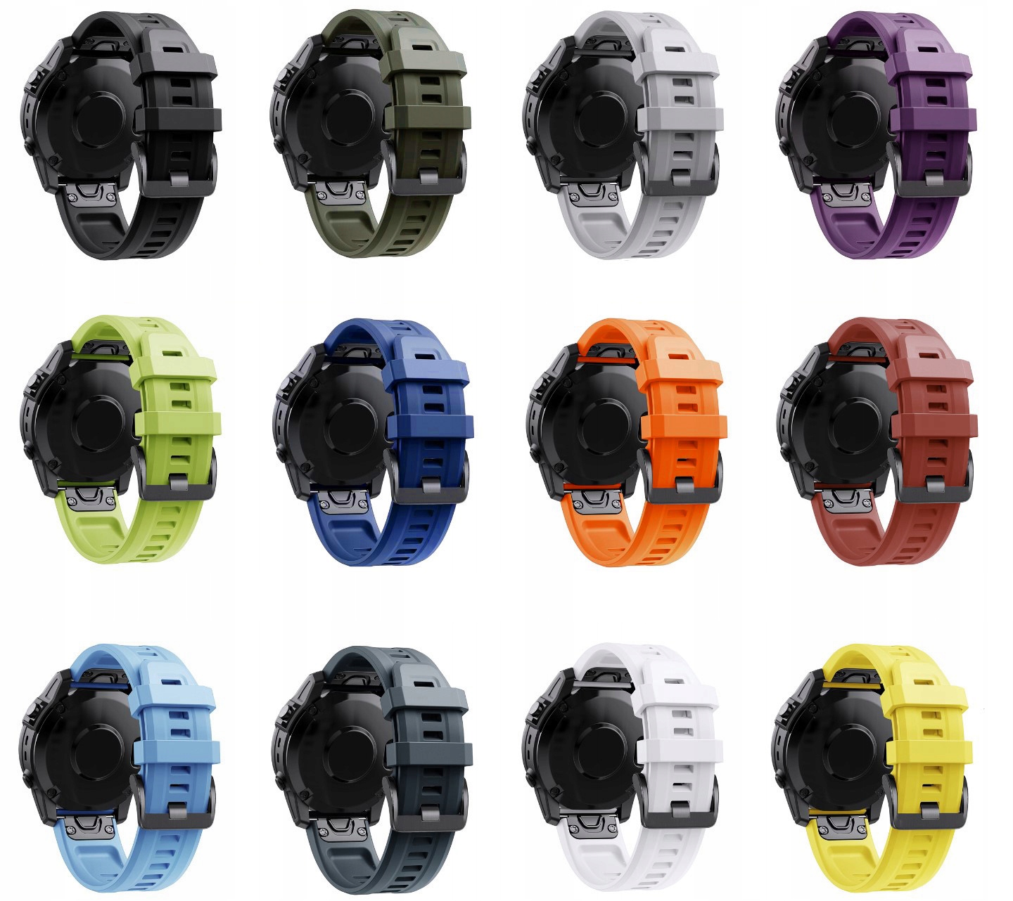 FIOLETOWY Pasek Garmin EPIX 2 (szerokość 22mm) Szerokość 22 mm