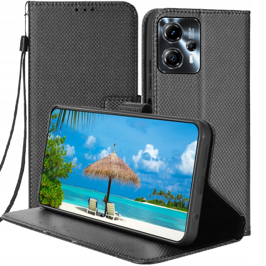 

Etui Z Klapką Obudowa Do Motorola G13 G23 Szkło