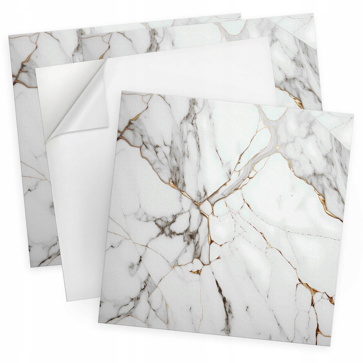 Balíček samolepících Pvc panelů Elegantní mramorový vzor 4 ks 50x50 cm