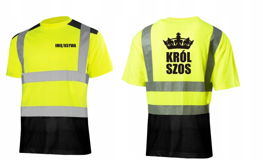 KOSZULKA Z NADRUKIEM ODBLASKOWA DLA KIEROWCÓW TIR