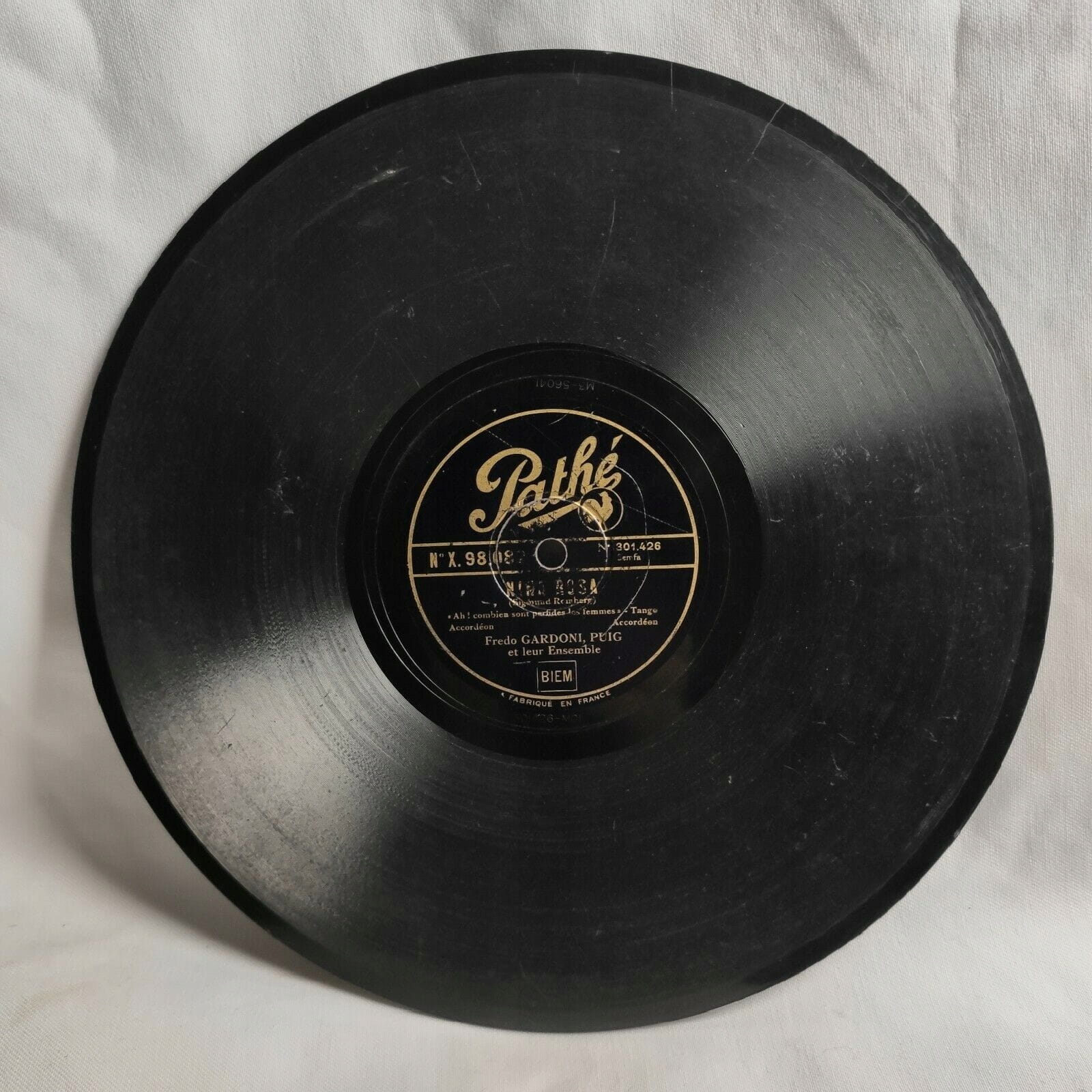 Fredo Gardoni Nina Rosa Pathe X98082