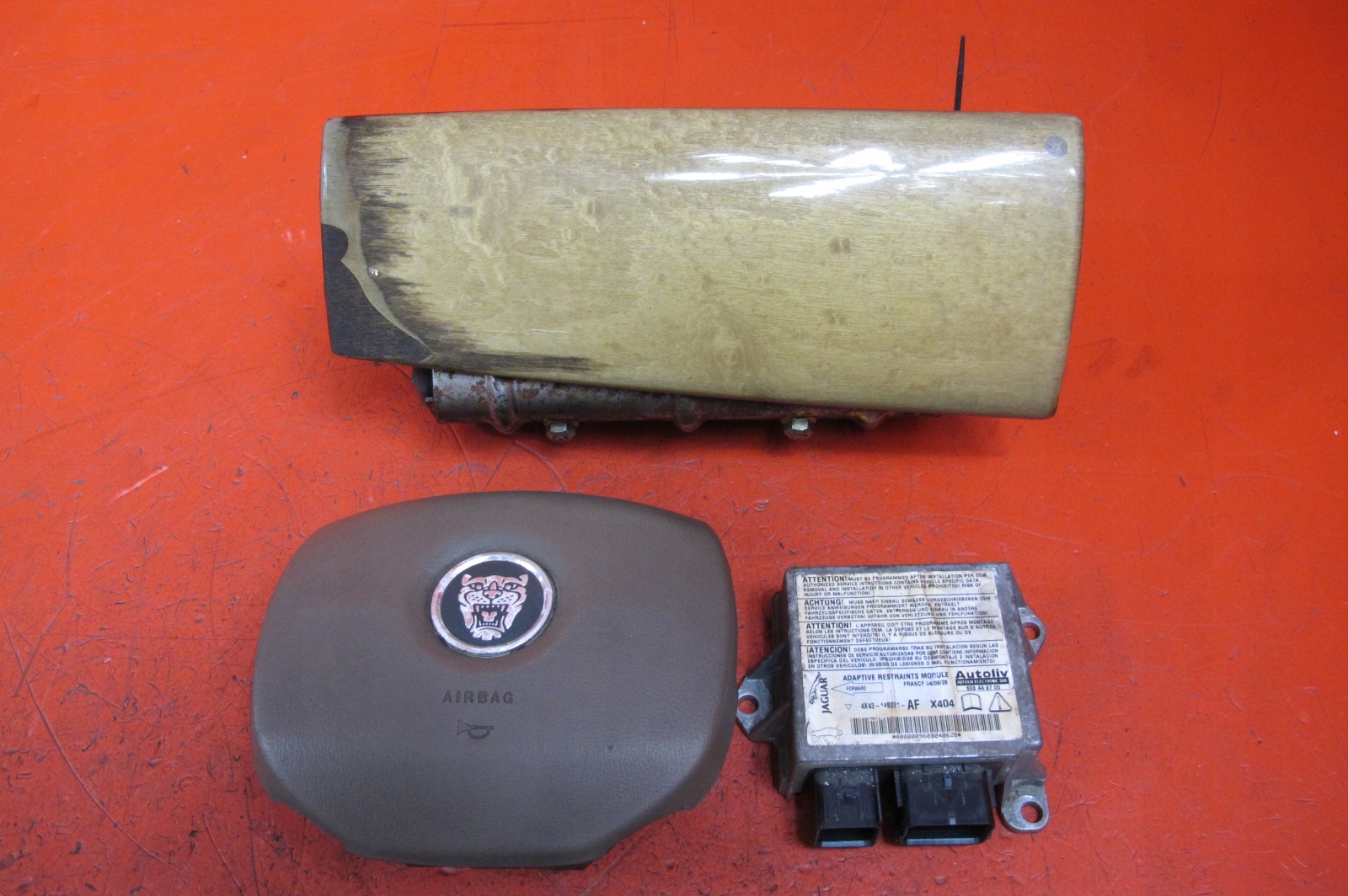 JAGUAR X-TYPE 01- airbag airbag řidičů spolujezdce SENSOR KOMPLET