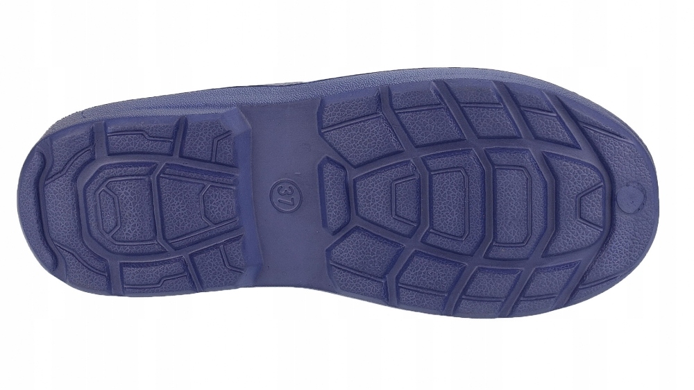 KLAPKI OGRODOWE MĘSKIE OCIEPLANE PIANKOWE KALOSZE LEKKIE WODOODPORNE LACZKI Odcień granatowy