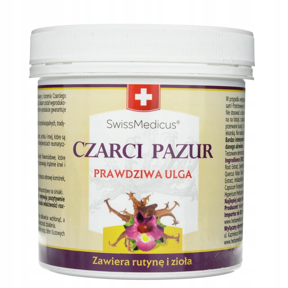 

SwissMedicus Prawdziwa ulga Czarci pazur Ból Stawy