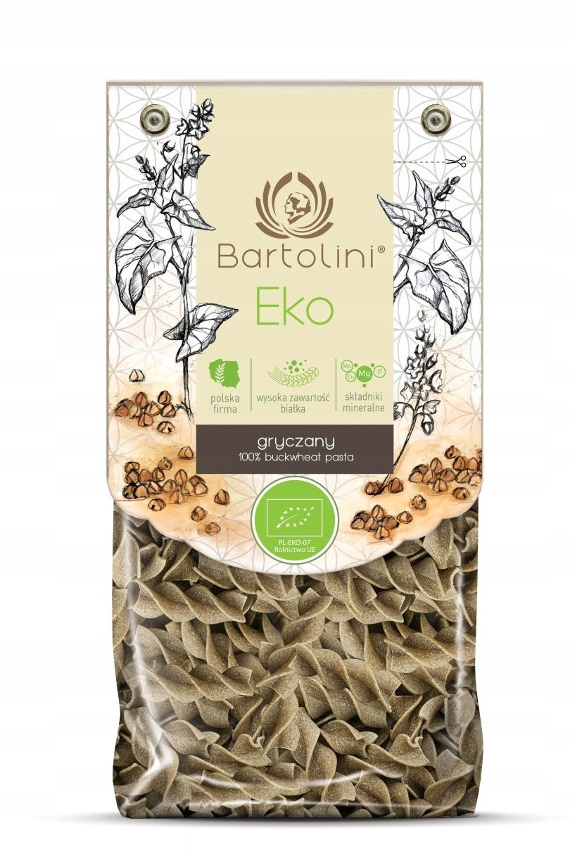 Levně 4x Bartolini Těstoviny (pohankové) Velké Fusilli Bio 250 g Bartolini