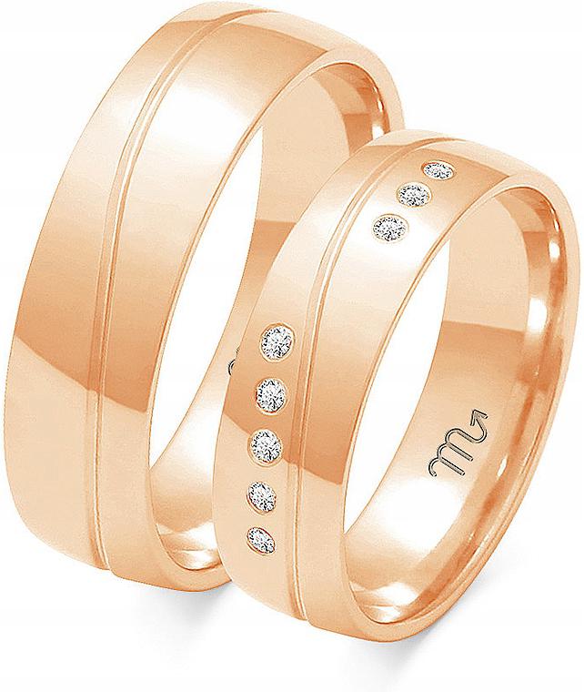 Zlaté svatební jemné 14K 585 vel. 23 24 25 – výjimečná zlatá kolekce