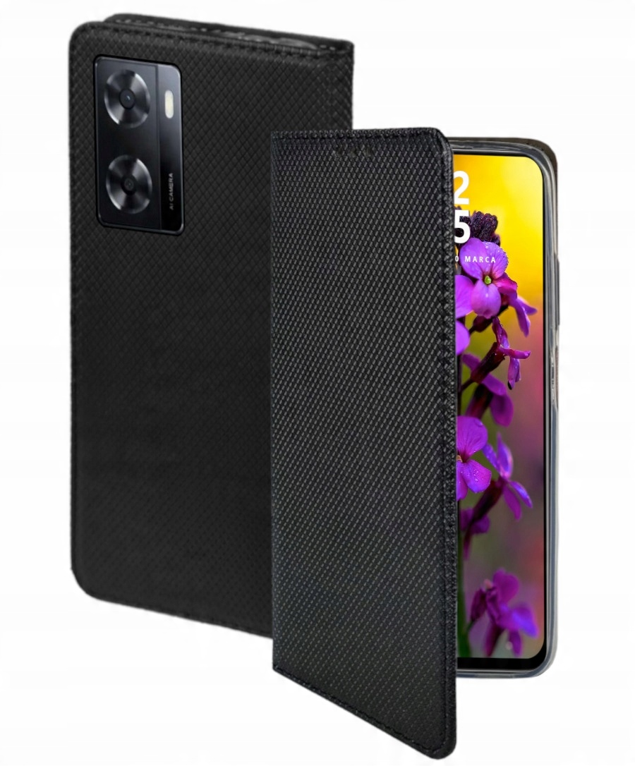 

Etui do Oppo A57 4G A57S Portfel Magnetyczny Szkło