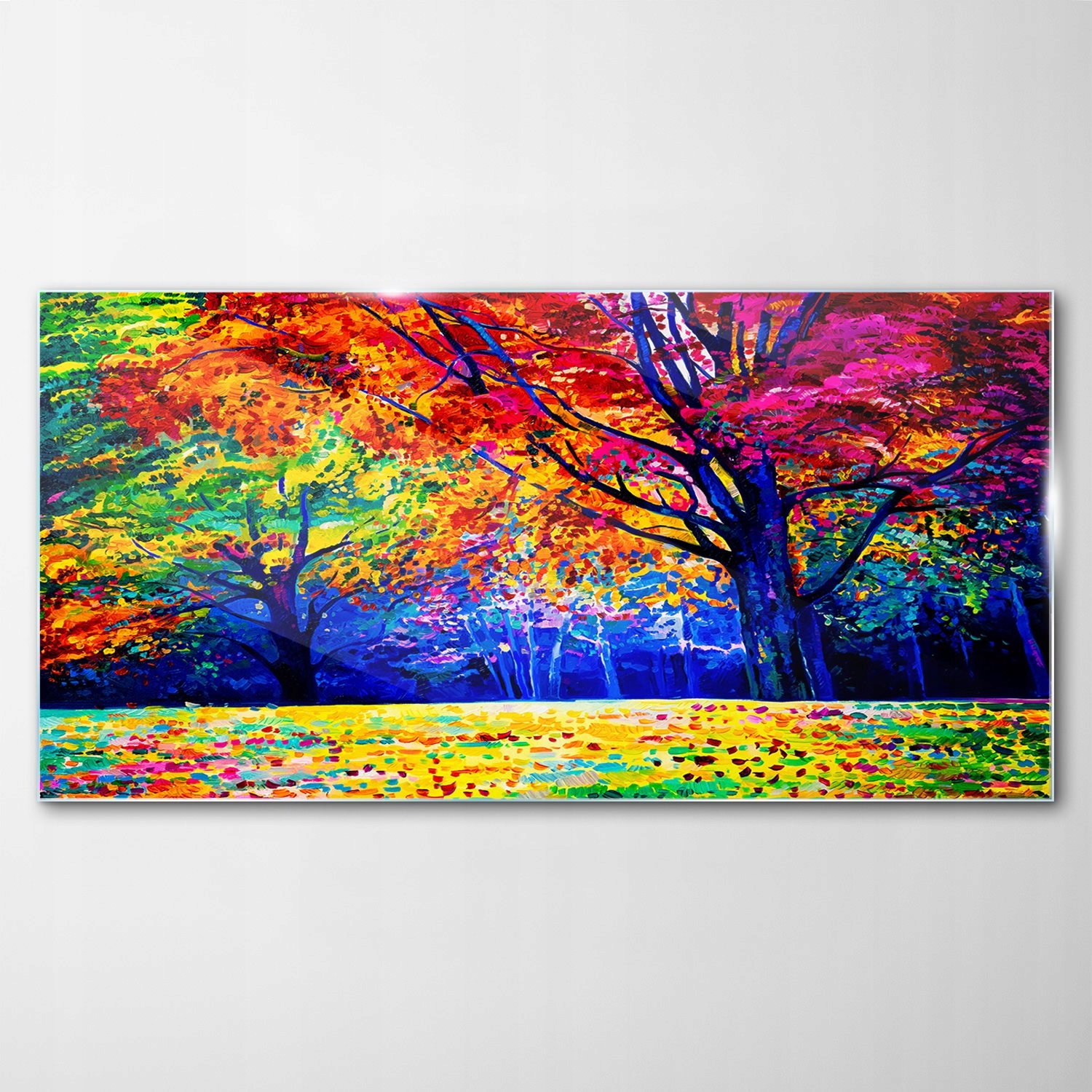 

Obraz Szklany Dekor Krajobraz Jesień Las 120x60