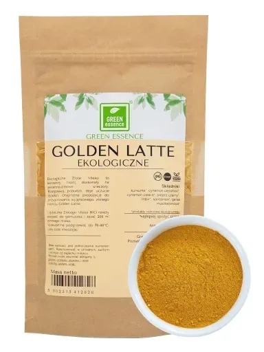 3x Zlaté mléko prášek Bio 100 g Ekologické Golden Latte