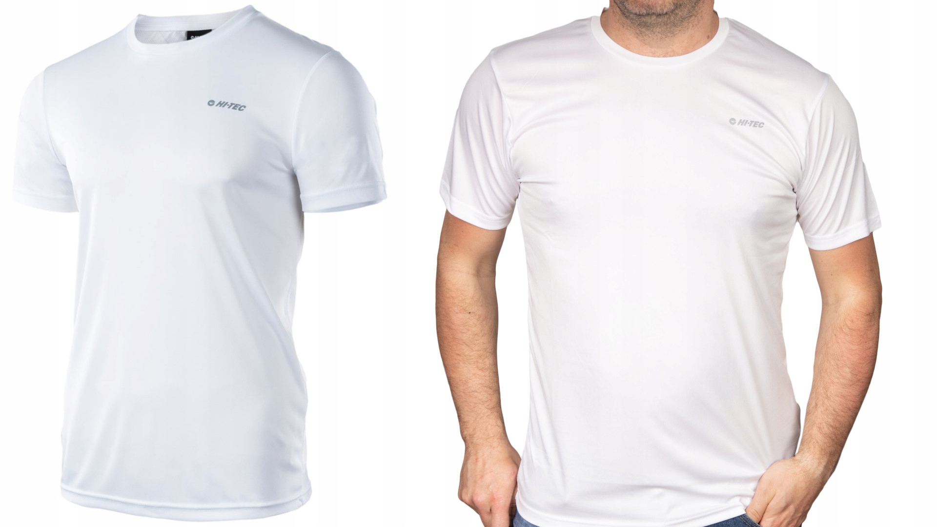 

Koszulka treningowa biała Hi-tec Tshirt sport XL