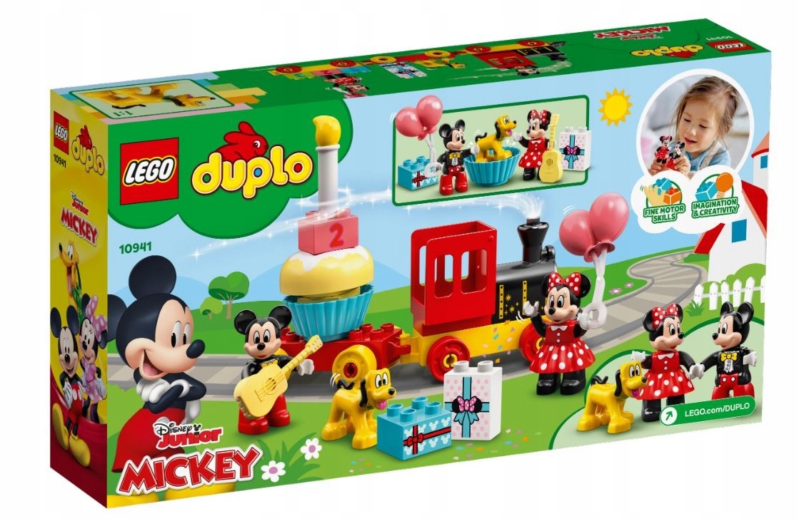 LEGO Klocki DUPLO Disney 10941 Urodzinowy pociąg Płeć chłopcy dziewczynki