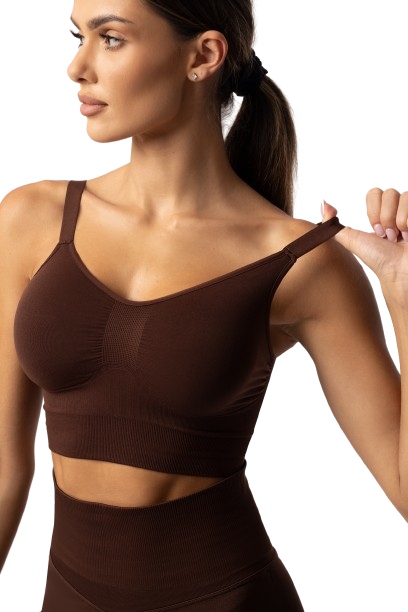 Spaio Biustonosz damski Fitness Flex coffee S