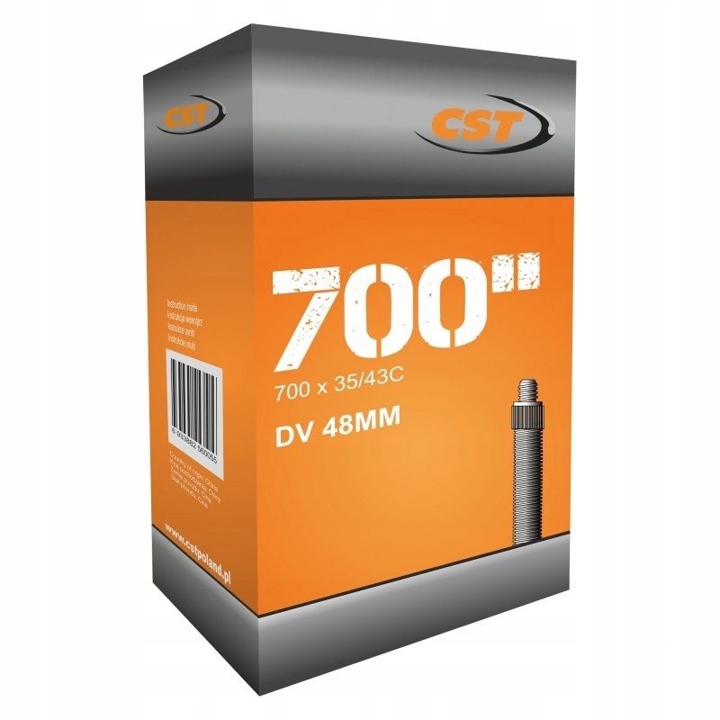 

Dętka Cst 700x35/43 Wentyl DV Gvmp 48MM TB-CS095