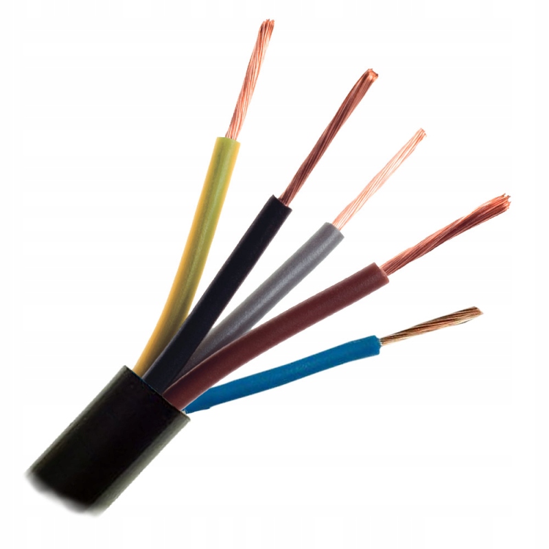 

Przewód kabel H05RR-F Ow 5x2,5 mm2 na przedłużacz