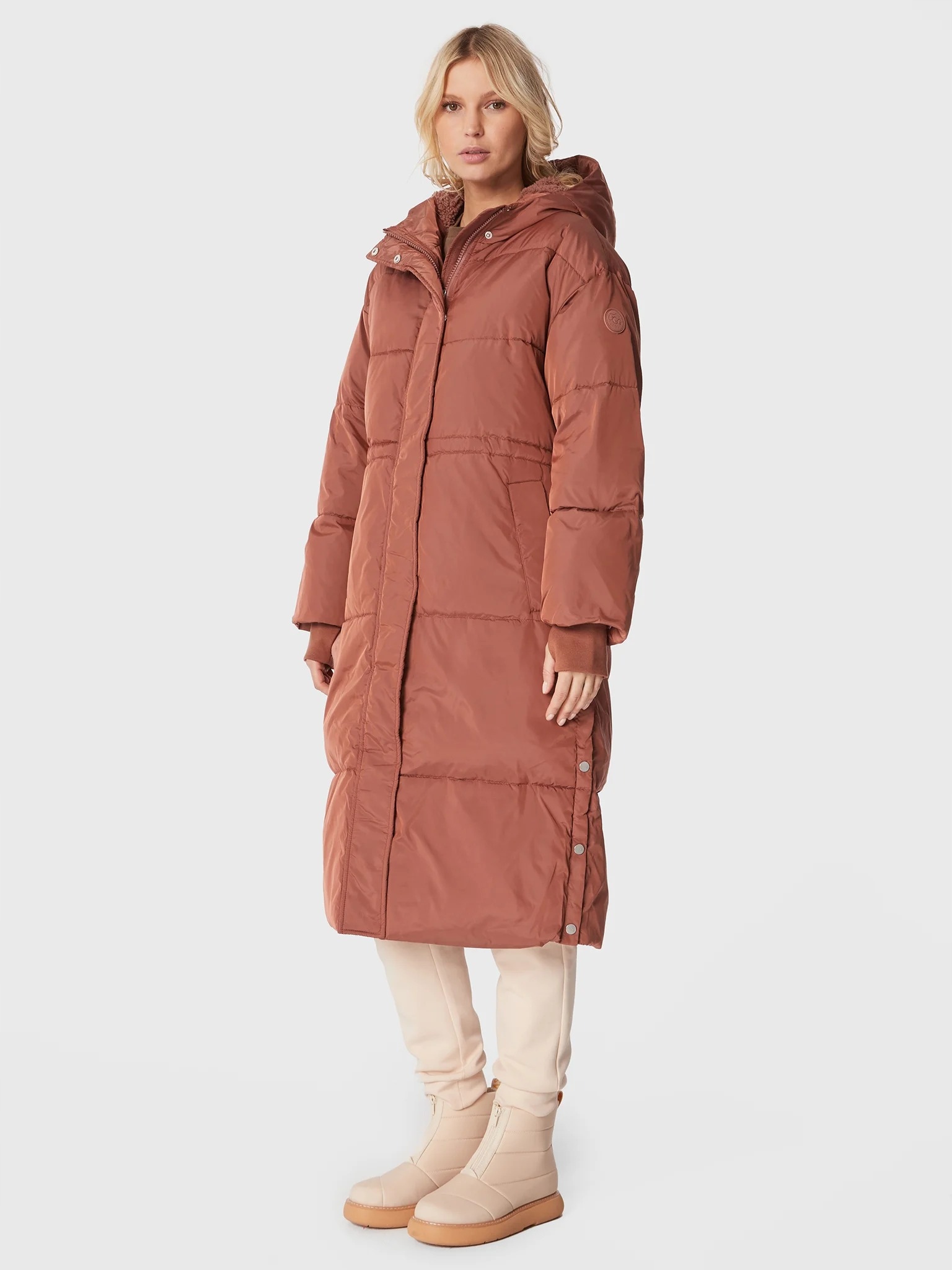 Ugg Péřová Bunda Keeley Long Puffer Coat Oversize 1131539 R XL