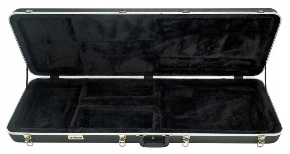 Pokrowiec case twardy ABS z pianką i pluszem na Gitara Basowa bas Thomann Rodzaj twardy