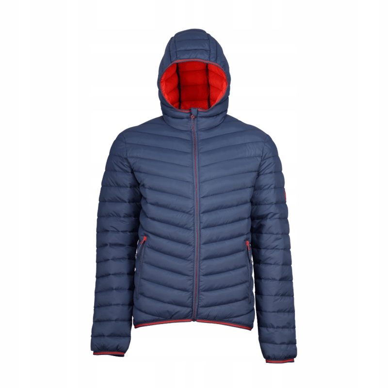 Pánská bunda Gts Padded prošívaná zateplená modrá velikost S