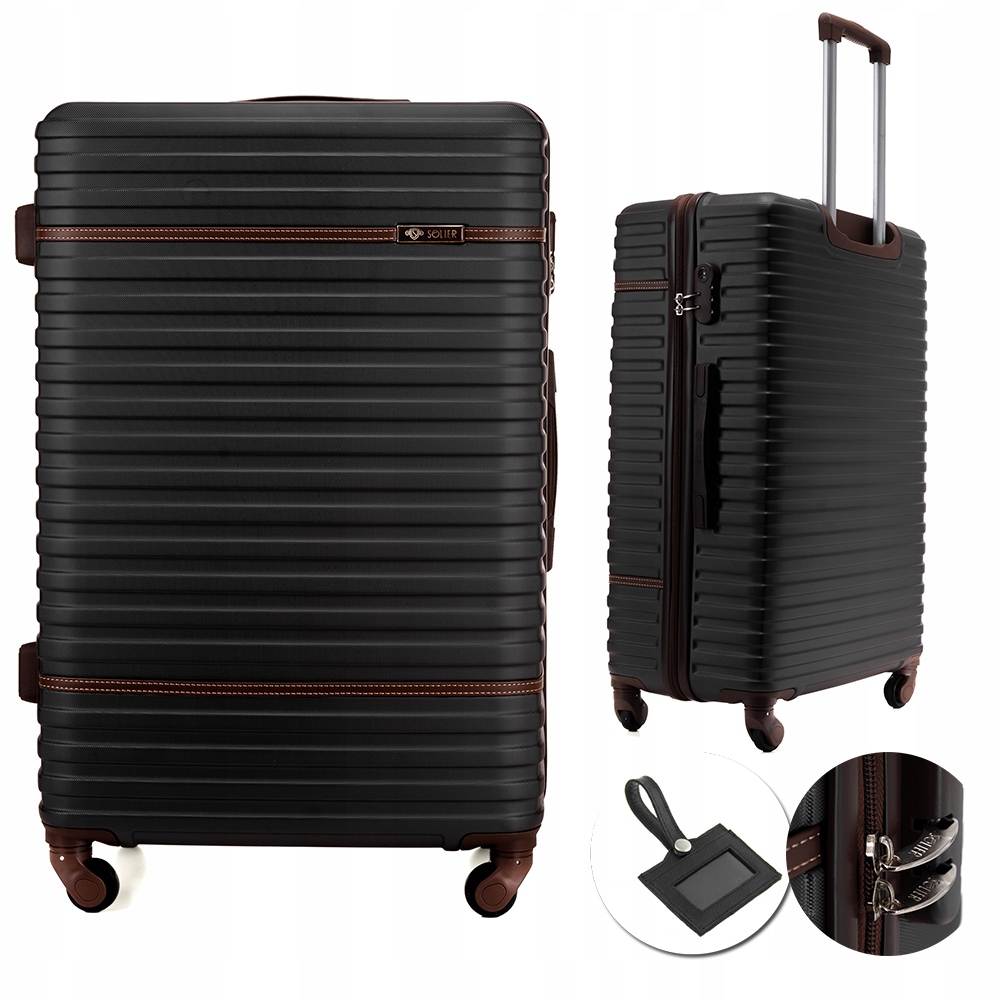 

Walizka podróżna na kółkach średnia Solier