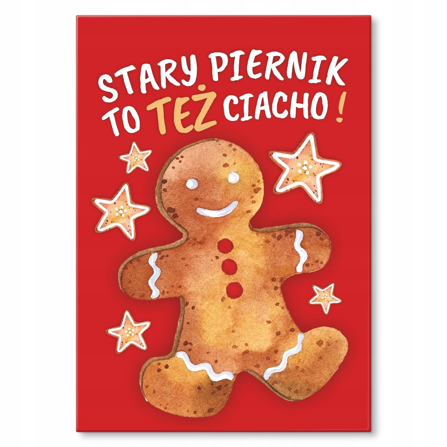 Kovový plakát Starý perník Dárek 42 x 59 cm