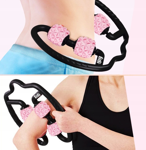 MASAŻER DO CIAŁA ANTYCELLULITOWY RĘCZNY ROLLER Model FTL01-PINK