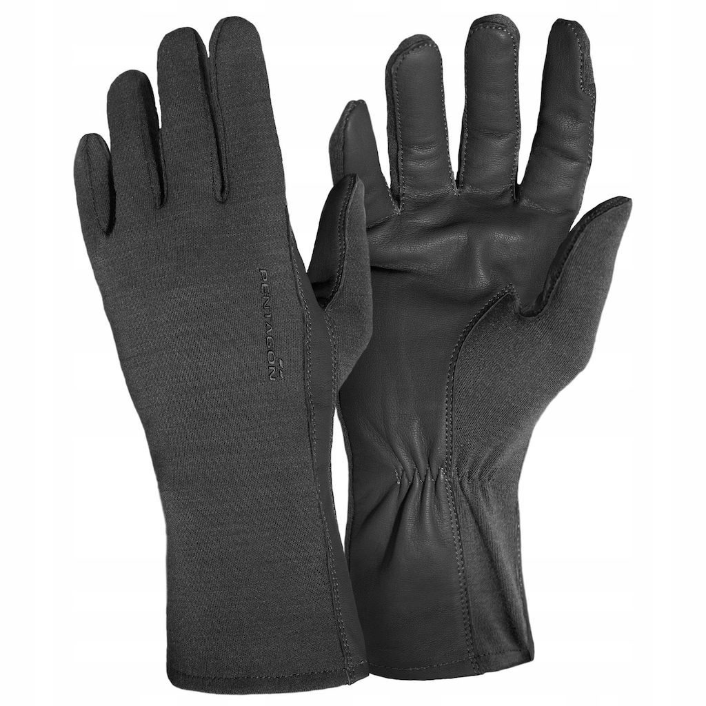 Taktické dlouhé rukavice Pentagon Long Cuff Pilot Black XL