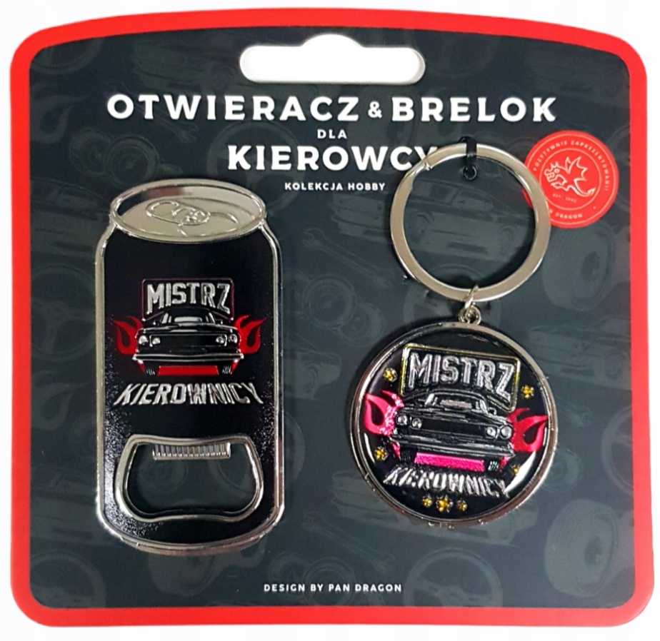 

Zestaw Otwieracz Brelok dla Kierowcy