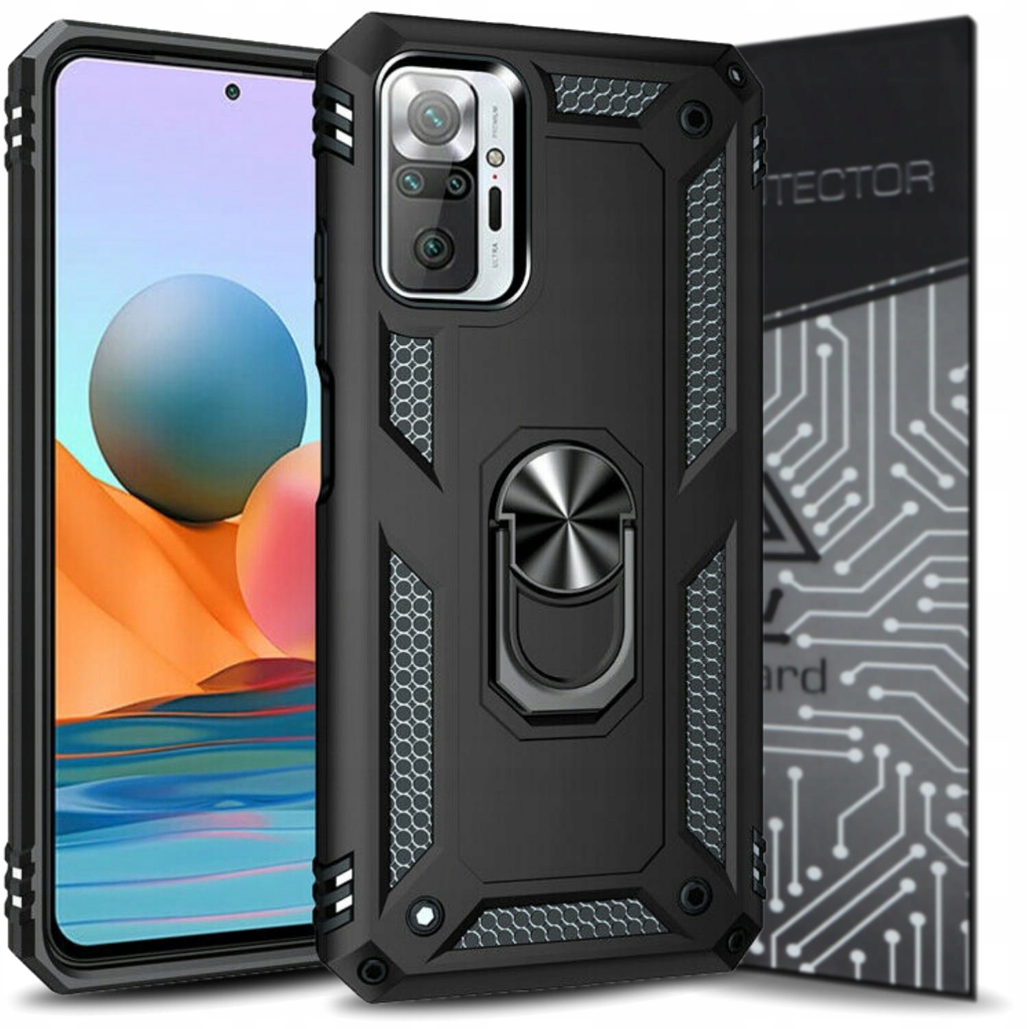 

Etui Pancerne Szkło do Xiaomi Redmi Note 10 Pro