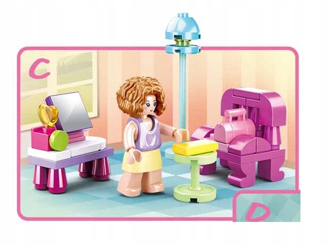 

Klocki Sluban Girl's Dream Salon Pokój Dzienny 56e
