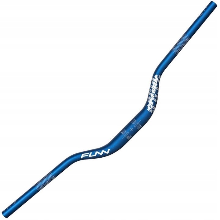 Kierownica rowerowa Funn Upturn 35x800mm Niebieska Rise 55mm